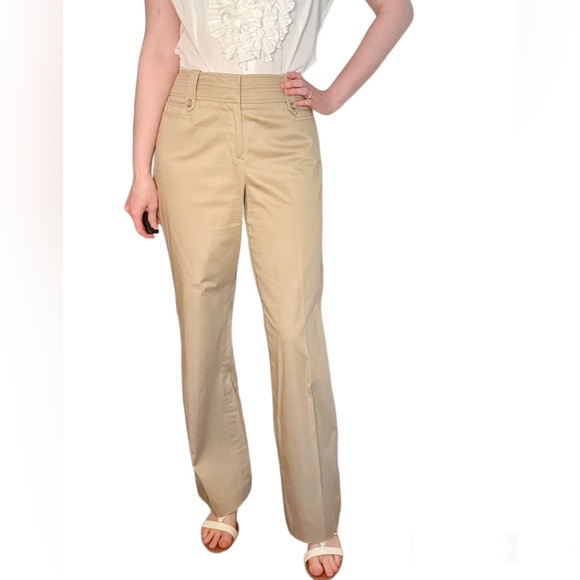 Larry Levine khaki dress pants vintage high rise - Picture 2 of 9